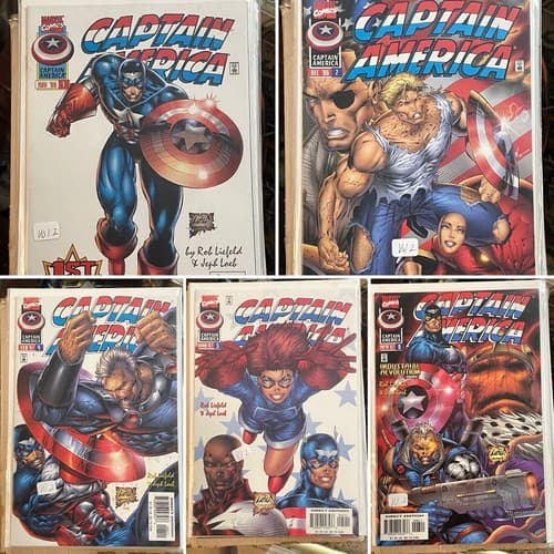 Captain America 2nd Series #1, 2, 4 - 11 (1996 Marvel) 1st App. Rikki Barnes - Image 1