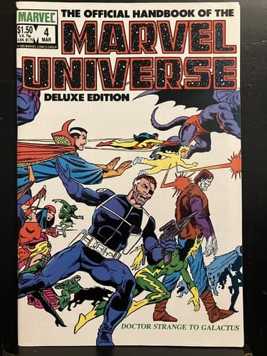 Lot Of 7 Official Handbook of the Marvel Universe #1, 2, 4 - 8 (1985 Marvel) - Thumbnail 6
