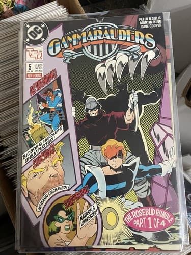 Lot Of 5 GAMMARAUDERS #1, 3, 4, 5, 10 (1989 DC) - Thumbnail 5