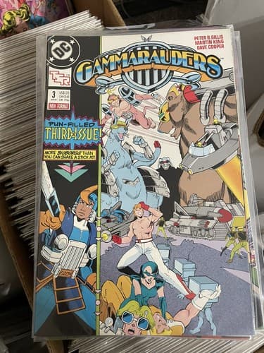 Lot Of 5 GAMMARAUDERS #1, 3, 4, 5, 10 (1989 DC) - Thumbnail 3