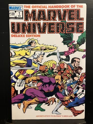 Lot Of 7 Official Handbook of the Marvel Universe #1, 2, 4 - 8 (1985 Marvel) - Thumbnail 2