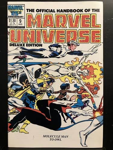 Lot Of 7 Official Handbook of the Marvel Universe #9 - 15 (1985 Marvel) - Thumbnail 2