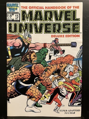 Lot Of 7 Official Handbook of the Marvel Universe #9 - 15 (1985 Marvel) - Thumbnail 10