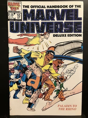 Lot Of 7 Official Handbook of the Marvel Universe #9 - 15 (1985 Marvel) - Thumbnail 4
