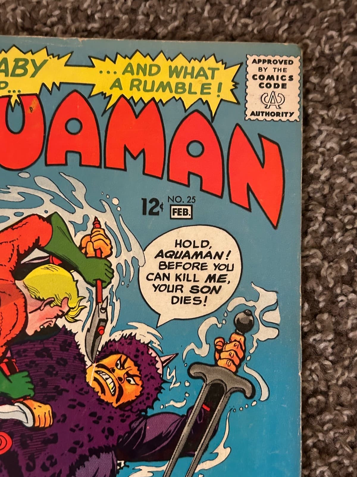 Aquaman 1st Series #25 (1966 DC) Silver Age Aquababy - Thumbnail 6