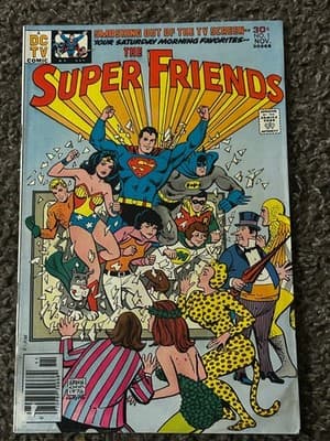 DC Comics The Super Friends #1 1976 Nov 30c TV Comic Ernie Chan Cover Vintage - Image 1