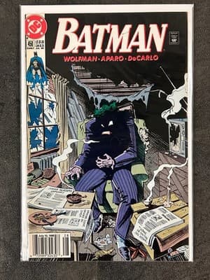 DC Batman Comic Lot 4 Issues 448 449 450 451 1990 Penguin Affair Joker Set - Thumbnail 4