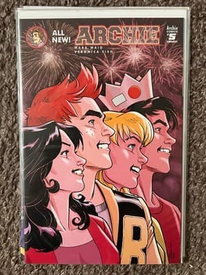 Archie Comics Lot #3 #4 #5 #6 #7 Mark Waid Veronica Fish Annie Wu Variant Covers - Thumbnail 4