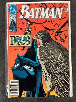 DC Batman Comic Lot 4 Issues 448 449 450 451 1990 Penguin Affair Joker Set - Thumbnail 3