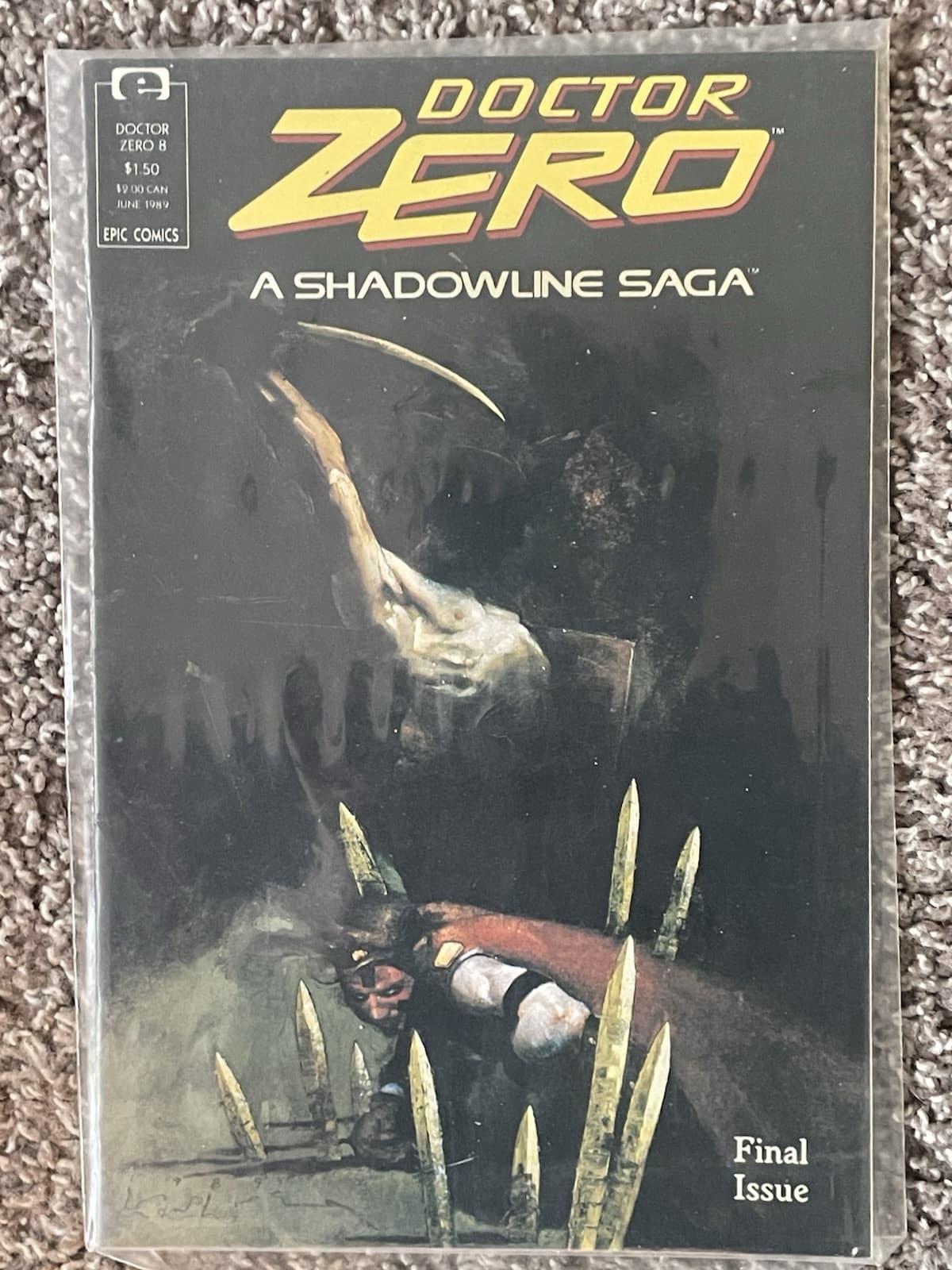 Doctor Zero #1 - 8 (1988 EPIC/Marvel) The Complete Shadow Line Saga - Thumbnail 8