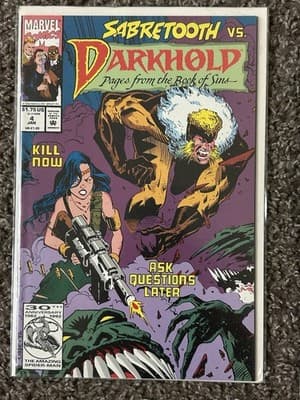 Darkhold #1 - 5 (1992 Marvel) Lot Of 5 & Poster - 1 Key Issue - Thumbnail 6