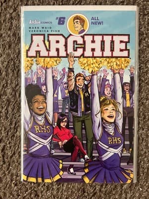 Archie Comics Lot #3 #4 #5 #6 #7 Mark Waid Veronica Fish Annie Wu Variant Covers - Thumbnail 5