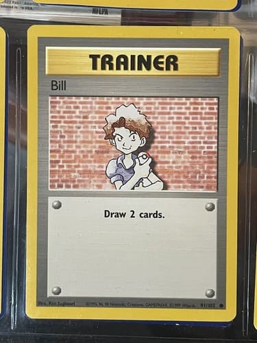 PokÃ©mon TCG Bill Base Set 91/102 Regular Unlimited Common - Thumbnail 3
