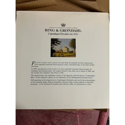 Vintage Porcelain Bing & GrÃ¸ndahl Joanna & Jon Gentle Love by A. Heesen Cooper - Thumbnail 7