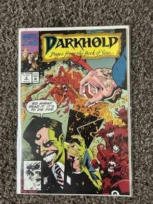 Darkhold #1 - 5 (1992 Marvel) Lot Of 5 & Poster - 1 Key Issue - Thumbnail 4