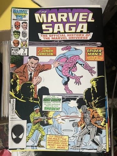 Lot Of 3 Marvel Saga #5 - 7 (1986 Marvel) X-Men, Fantastic Four, Spider-Man - Thumbnail 6