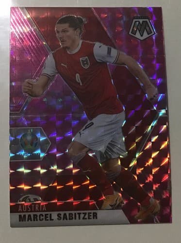 2021 Panini Mosaic UEFA Euro Soccer Pink Camo Prizm #2 Marcel Sabitzer Austria - Image 1