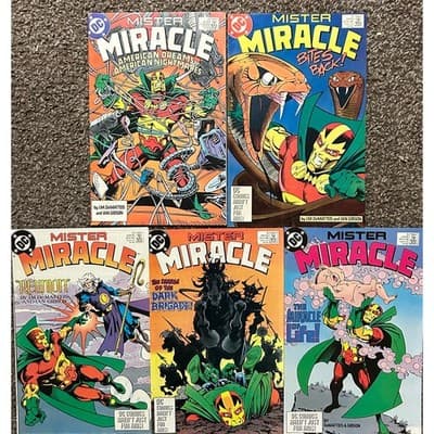 Mister Miracle Vol. 2 #1 - 5 (1989 DC) Lot of 5 - Image 1