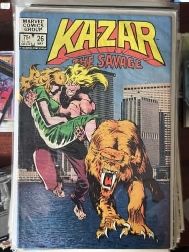 Lot Of 6 KA-ZAR THE SAVAGE #26 - 31 (1981 MARVEL) 2 KEYS - Thumbnail 2