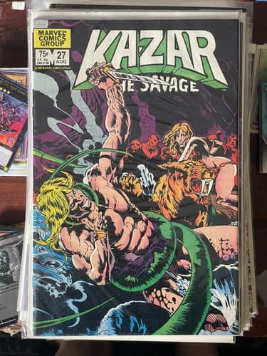 Lot Of 6 KA-ZAR THE SAVAGE #26 - 31 (1981 MARVEL) 2 KEYS - Thumbnail 3