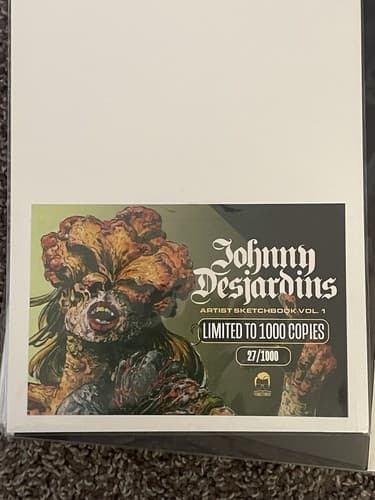 Johnny Desjardins Artist Sketchbook Vol. 1 (2023) ComicTom101 MMC w/COA 27/1000 - Thumbnail 3