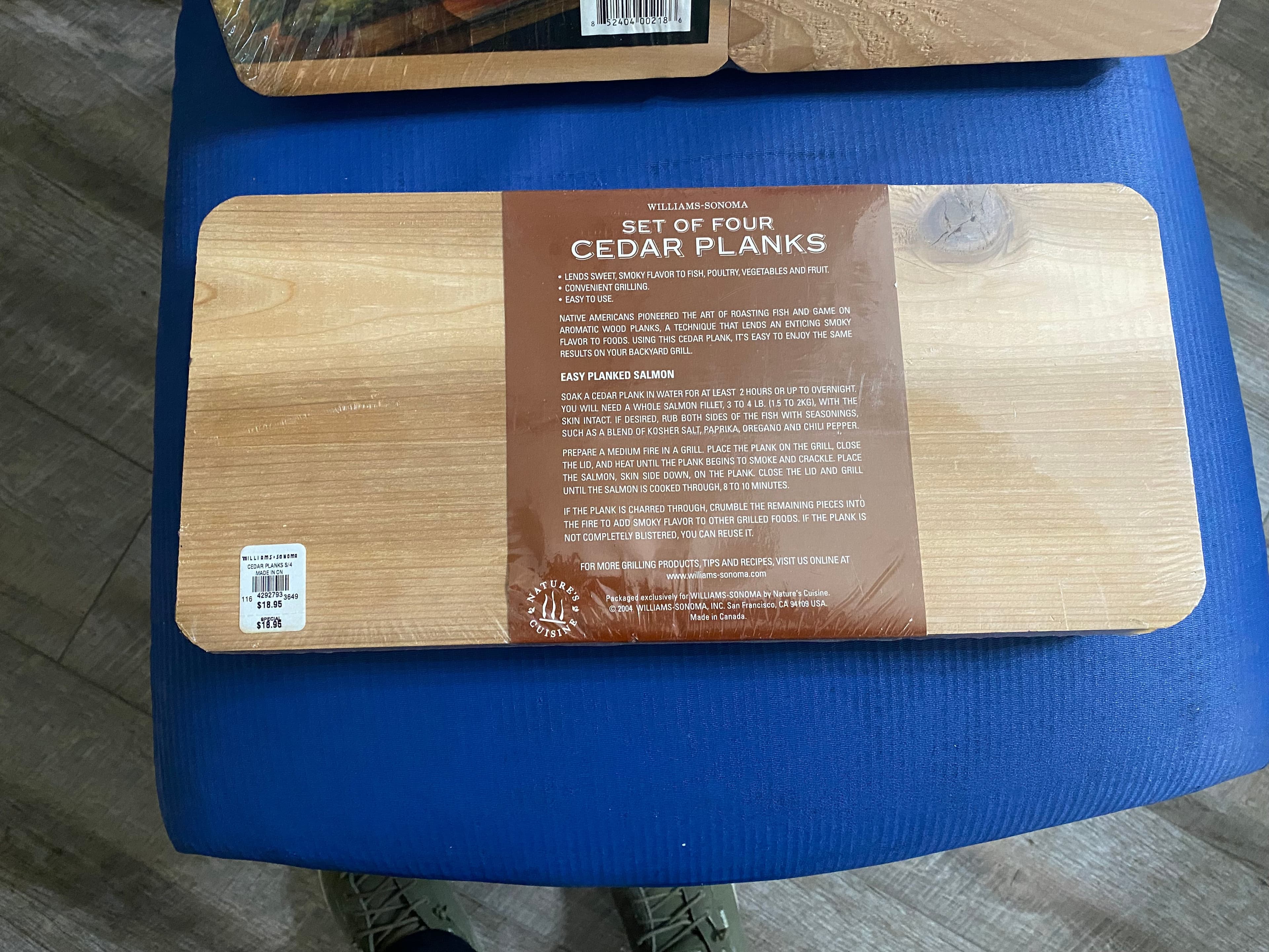 Cedar Grilling Planks Set of 4 and Set of 8 - Thumbnail 5