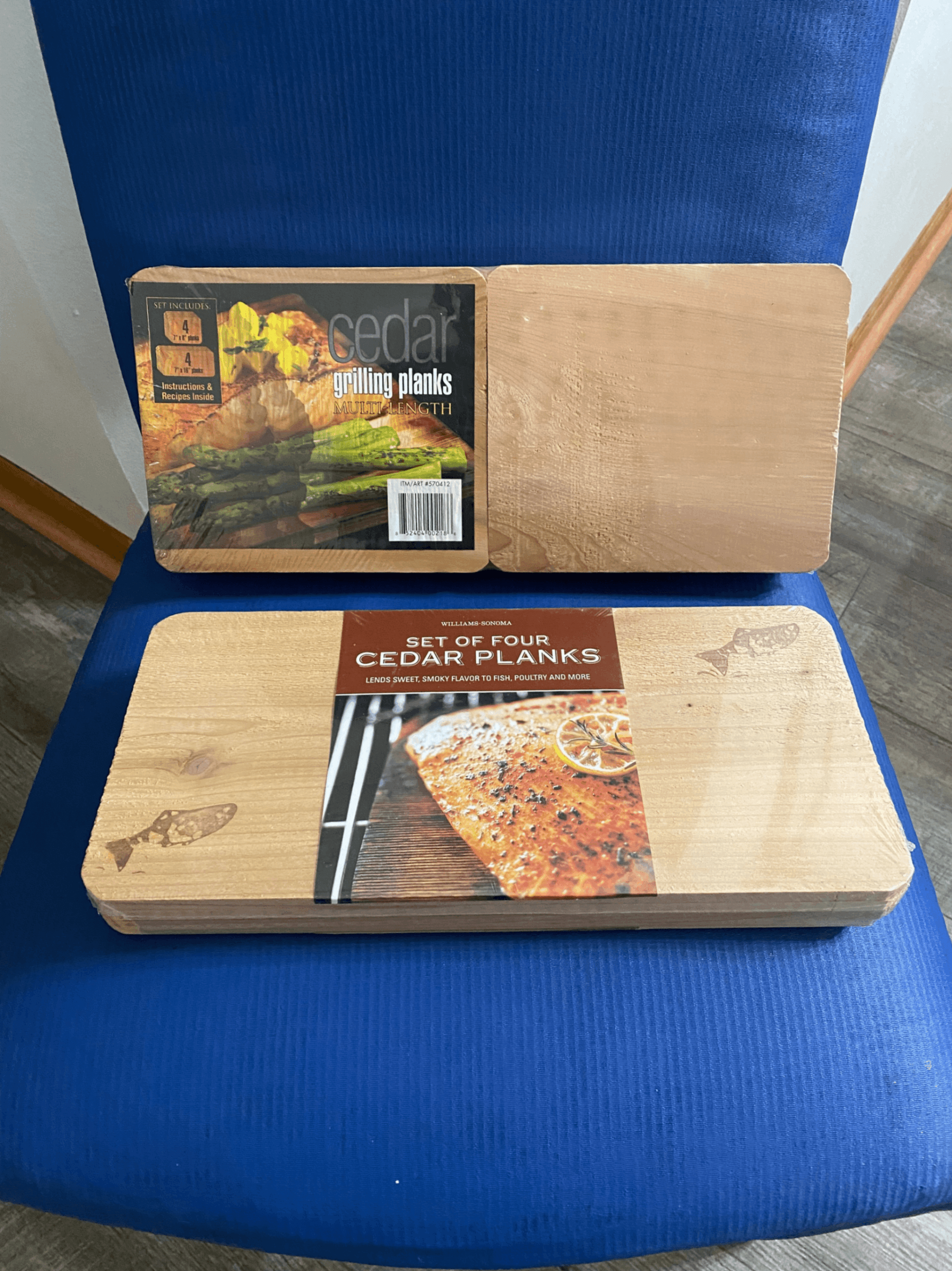 Cedar Grilling Planks Set of 4 and Set of 8 - Image 1