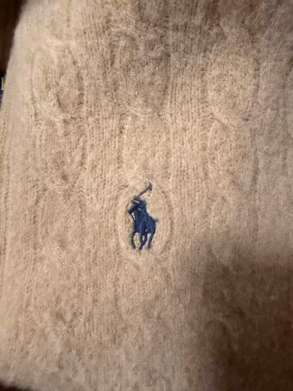 polo sweater men m size used orange color - Thumbnail 2