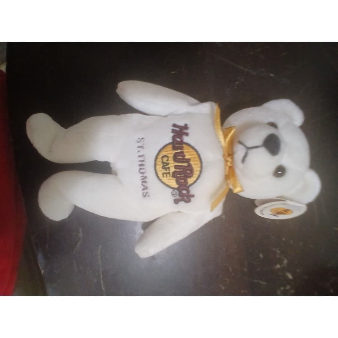Hard Rock Cafe St. Thomas Peter Beara bear vintage - Thumbnail 2