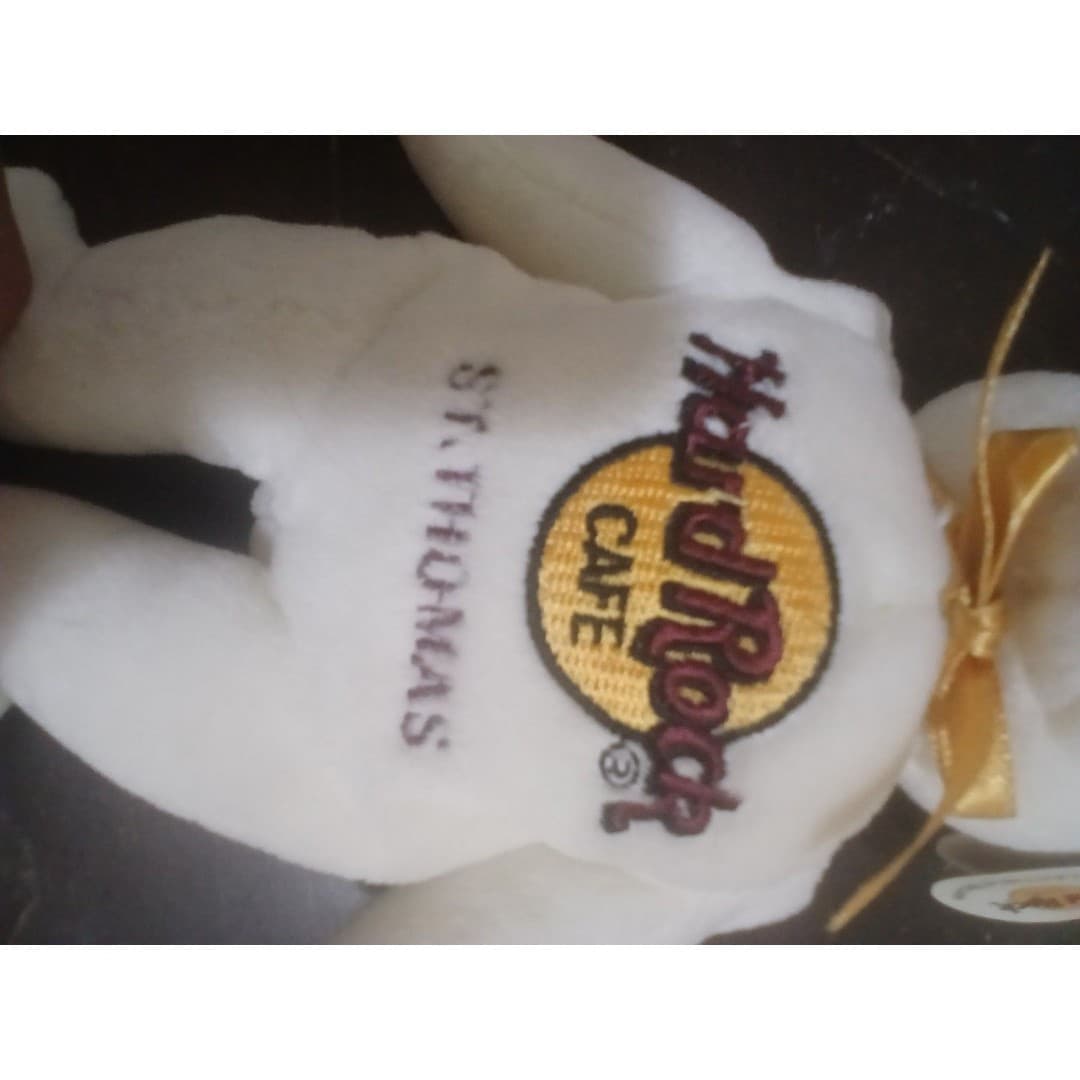 Hard Rock Cafe St. Thomas Peter Beara bear vintage - Thumbnail 4