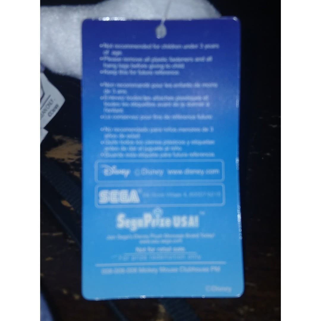 Daisy Duck Walt Disney Sega Mickey Mouse Clubhouse nwt plush - Thumbnail 2