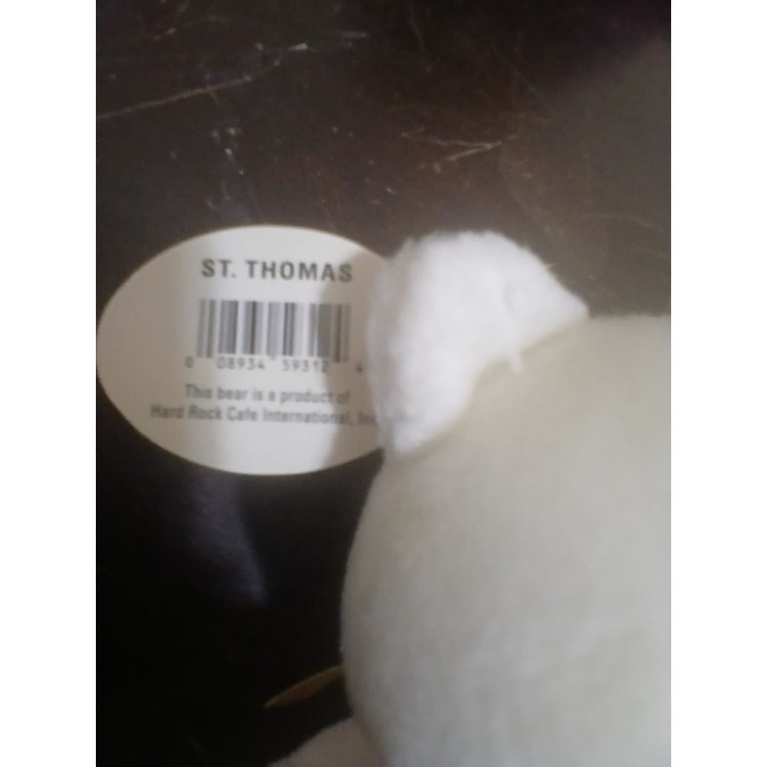 Hard Rock Cafe St. Thomas Peter Beara bear vintage - Thumbnail 7