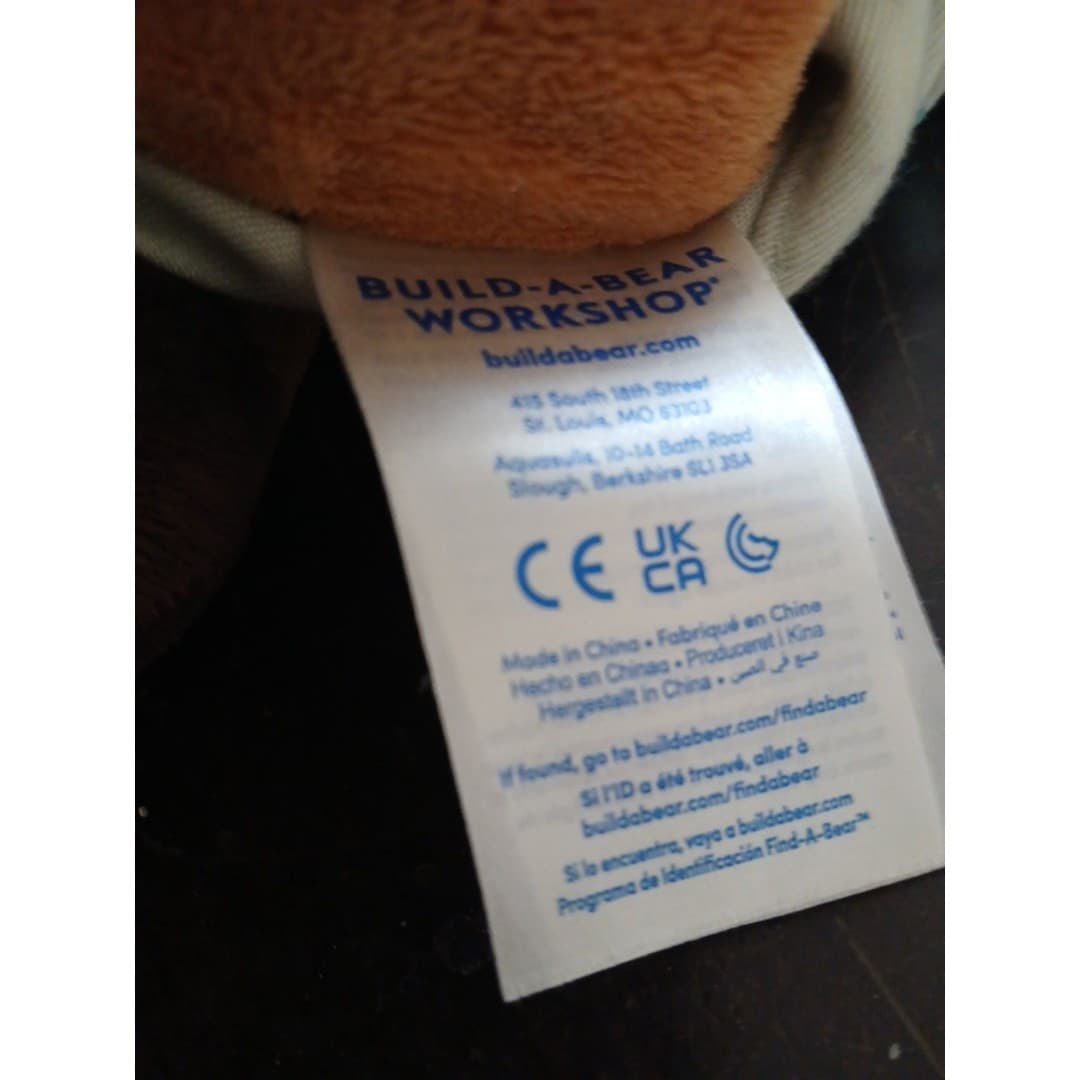 Tom Nook Build-a-Bear Nintendo Animal Crossing New Horizons 16" Musical Paw 2021 - Thumbnail 8