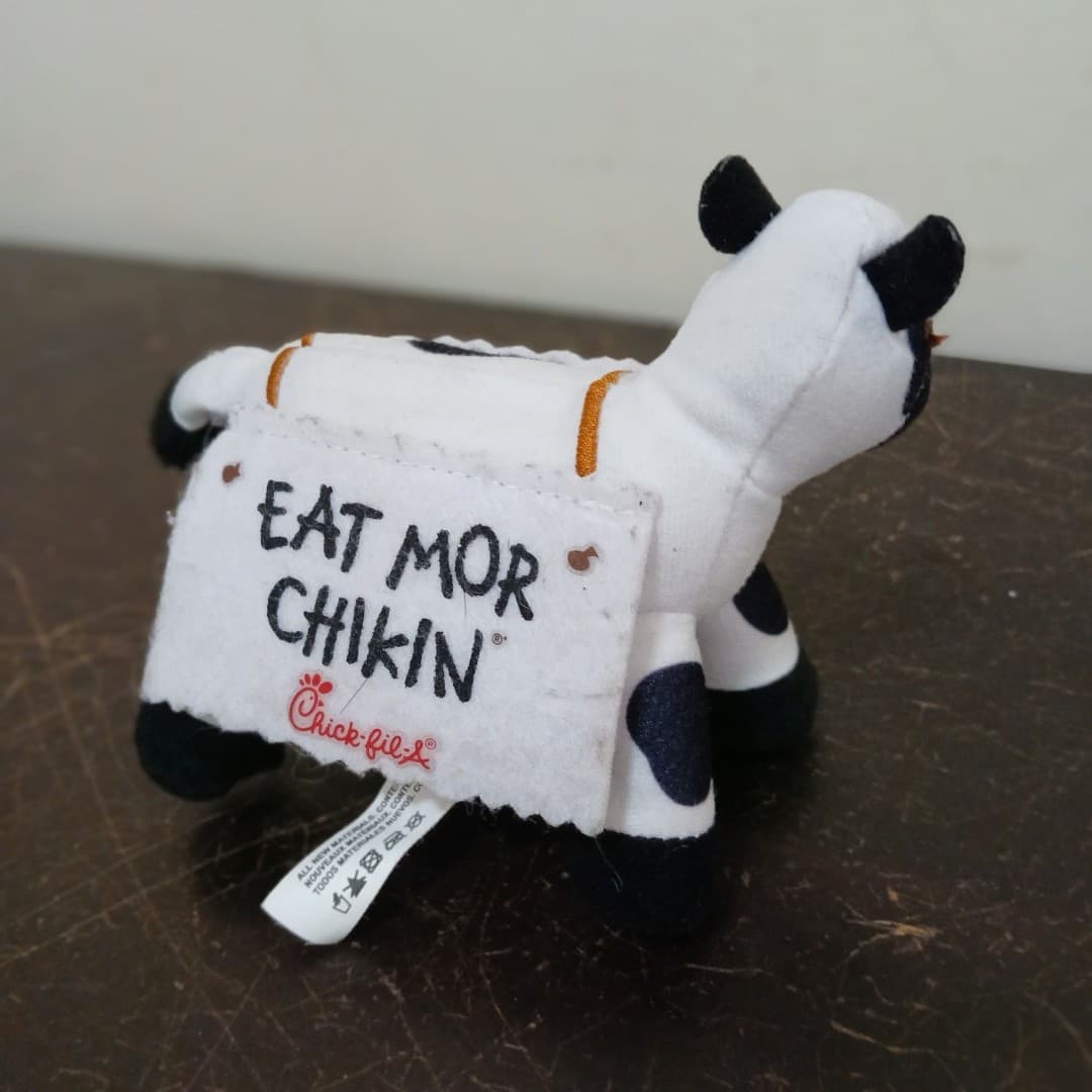 Chick-fil-a Cow 5”inch Plush Eat Mor Chikin Eat More Chicken Promo Promotional - Thumbnail 3