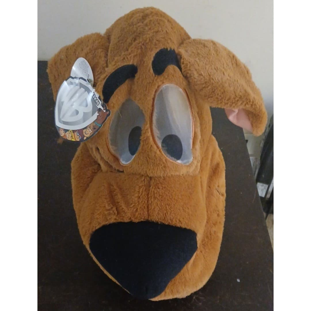 New SCOOBY DOO Oversized Mascot Greeter Head Plush Halloween Mask Adult Size - Image 1