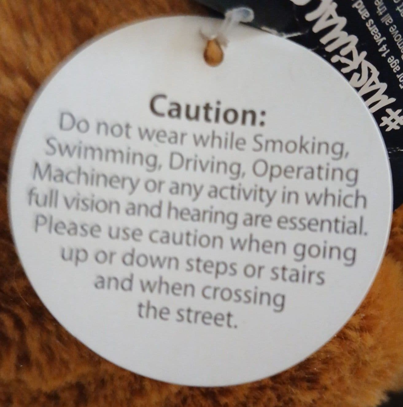 New SCOOBY DOO Oversized Mascot Greeter Head Plush Halloween Mask Adult Size - Thumbnail 4