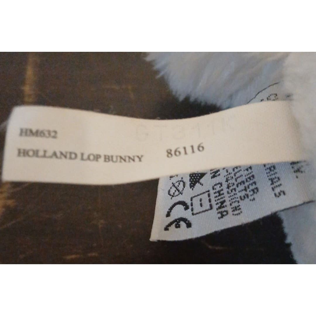 Webkins Heritage Collection Tan & White Spotted Lop Ear Bunny Ganz HM632 - Thumbnail 5