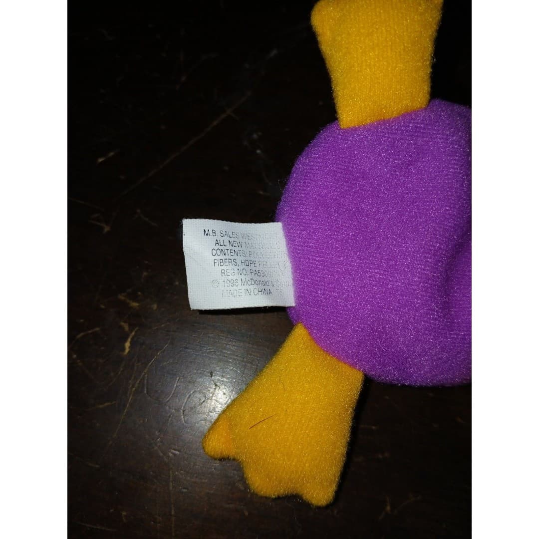 Ty Teenie Beanie Baby McDonald's 1997 Patti the Platypus Vintage - Thumbnail 5