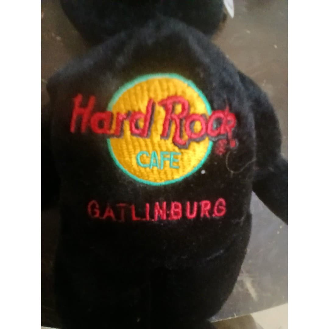 Hard Rock Cafe Charlie Beara Gatlinburg 2001 vintage plush bear - Thumbnail 3