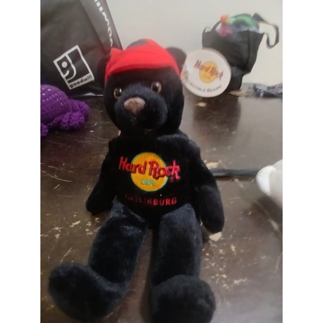 Hard Rock Cafe Charlie Beara Gatlinburg 2001 vintage plush bear