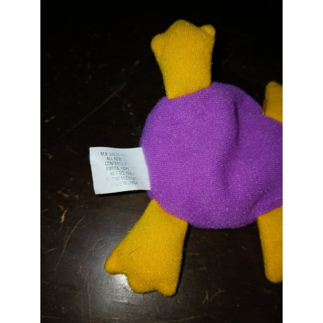 Ty Teenie Beanie Baby McDonald's 1997 Patti the Platypus Vintage - Thumbnail 8