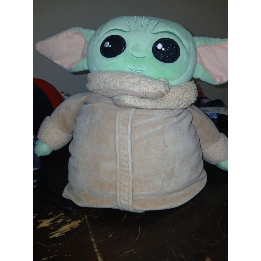Grogu The Mandalorian Star Wars plush bag backpack - Thumbnail 2
