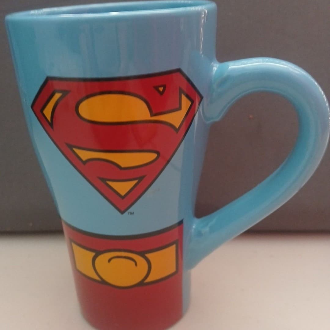 D.C Comics Superman Tall Coffee Mug 14 oz. - Image 1