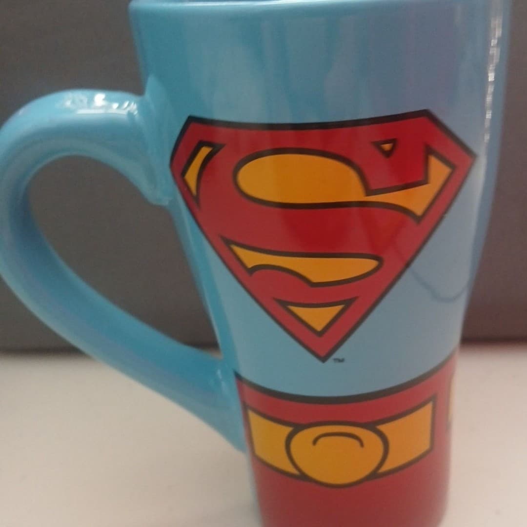 D.C Comics Superman Tall Coffee Mug 14 oz. - Thumbnail 3