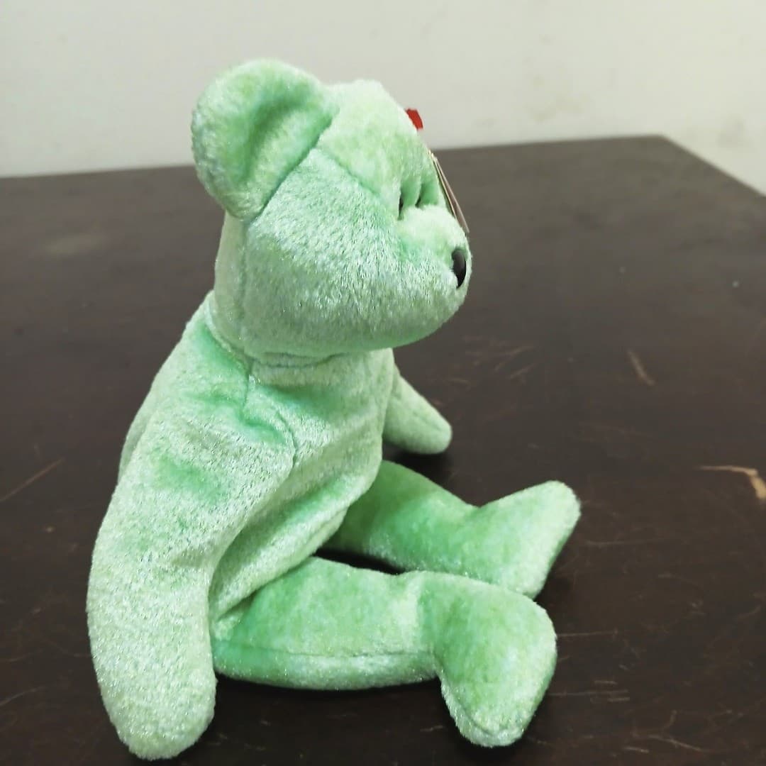 Ty Kicks soccer bear nwt 1999 vintage beanie babies - Thumbnail 2