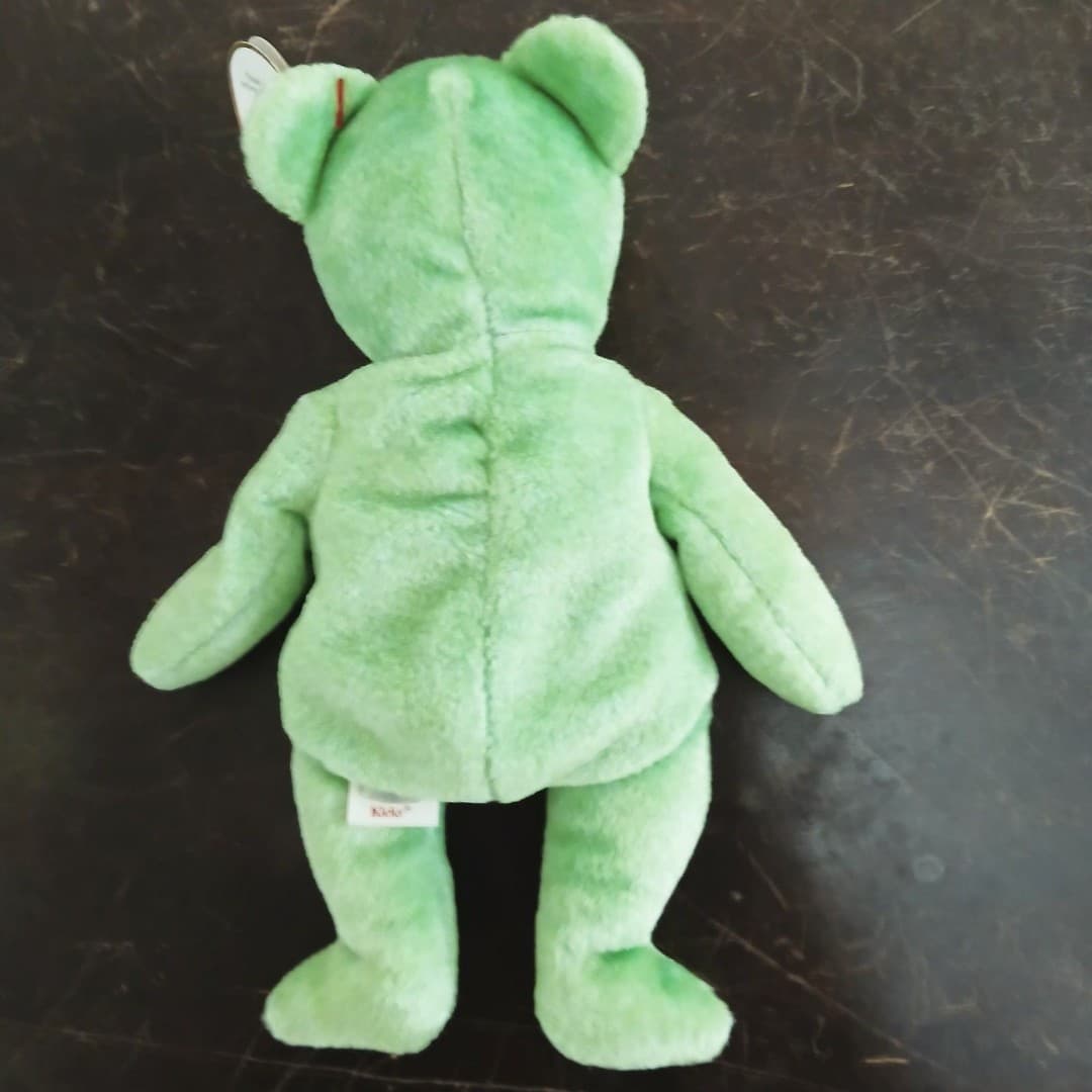 Ty Kicks soccer bear nwt 1999 vintage beanie babies - Thumbnail 4