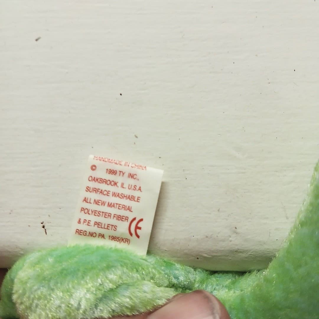 Ty Kicks soccer bear nwt 1999 vintage beanie babies - Thumbnail 6