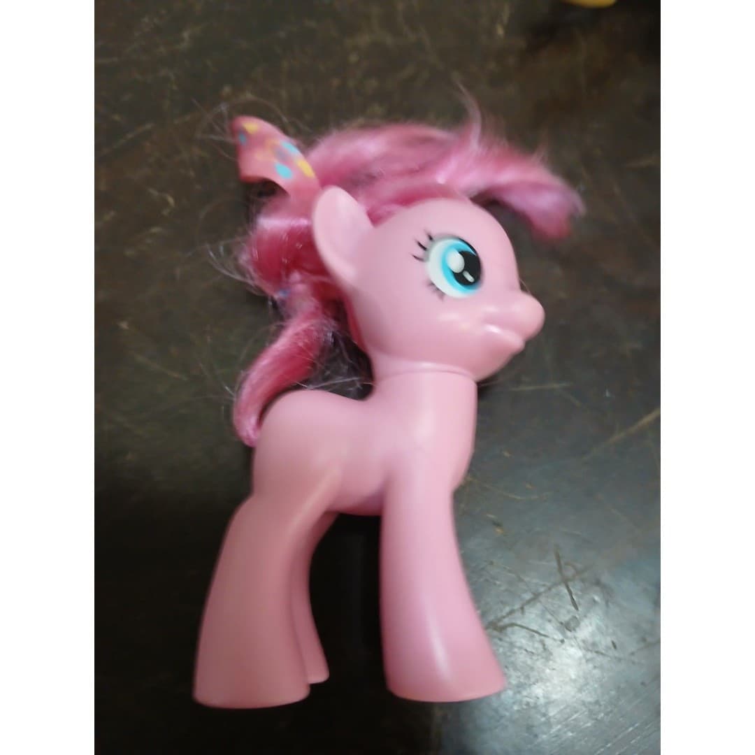 2007 G3 PINKIE PIE My Little Pony Hasbro MLP Pink Pony Pink Hair Heart on Leg - Thumbnail 3