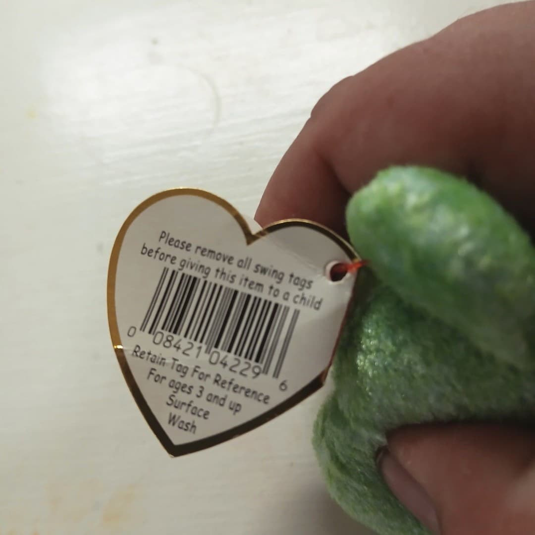 Ty Kicks soccer bear nwt 1999 vintage beanie babies - Thumbnail 9