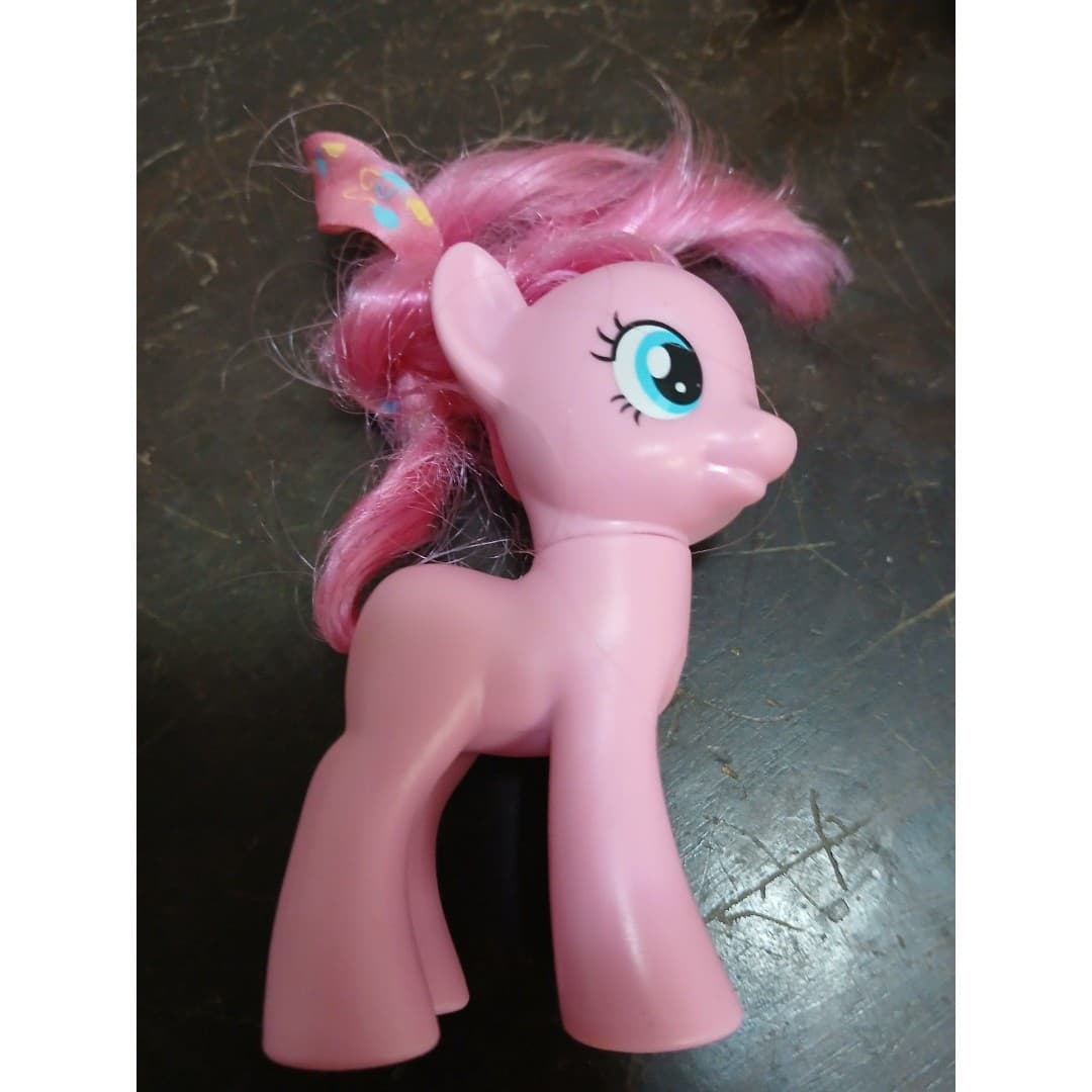 2007 G3 PINKIE PIE My Little Pony Hasbro MLP Pink Pony Pink Hair Heart on Leg - Thumbnail 4